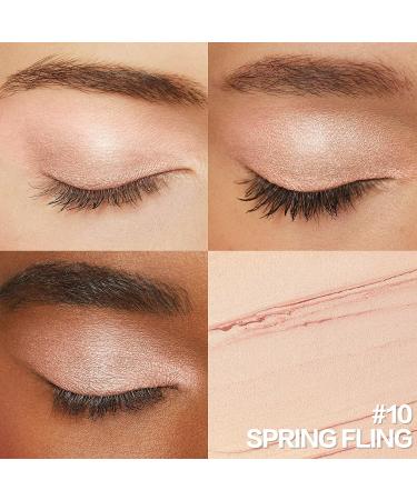 FOCALLURE No Crease Eyeshadow Stick - Creamy Matte & Shimmer Pencil | Smudge-proof, Waterproof with Built-in Smudger | SPRING FLING 10 - Buy Online on GoSupps.com