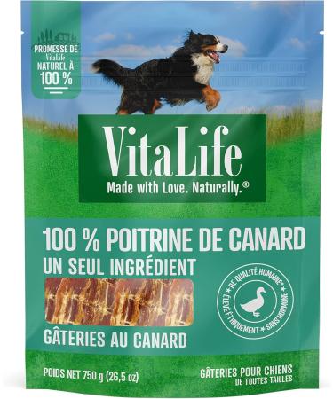 VitaLife 750 g Duck Tenders and Sweet Potato & Duck Twists All Natural Dog Treats Bundle - Buy Online on GoSupps.com