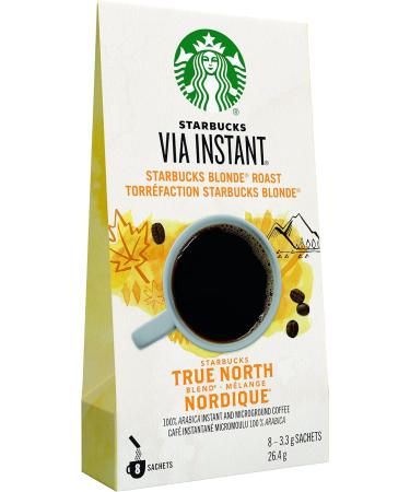 Starbucks Via Instant True North Blend (Pack of 12) True North 96 count True North True North Blend 3.3 g (Pack of 96) - Buy Online on GoSupps.com