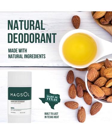 Aluminum-Free Natural Deodorant for Men 2 Pack - Sandalwood & Hunter Scents - Buy Online on GoSupps.com