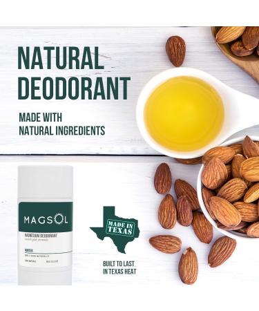 Natural Deodorant for Men - Aluminum Free Baking Soda Free 4 Total Ingredients 2 Pack (Hunter) - Buy Online on GoSupps.com