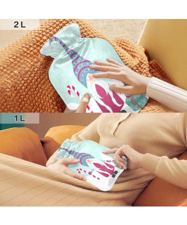 Buy Gnome Hot Water Bottle - 2L Fleece Cover for Hot & Cold Compress | International Shipping Available - Buy Online on GoSupps.com