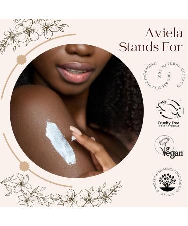 Aviela Shea Body Butter to Moisturise Dry Skin for a Radiant Glow for Use All Over the Body Suitable or All Skin Types 180ml - Buy Online on GoSupps.com