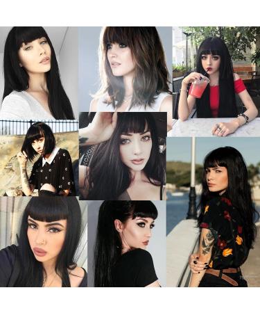 Bangs Hair Clip Clip in Hair Bangs Extension Hairpiece Synthetic French Bangs Neat Bangs with Temples Clip on Fringe Bangs Soft Natural Fake Hair Bangs for Women Bangs Clip in Hair (Color : 613 Siz 10 inch 613 - Buy Online on GoSupps.com