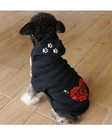 Fashion Dog Hoodie for Medium and Small Dogs | Cute Embroidered Patterns | All We Need Is Love - Buy Online on GoSupps.com