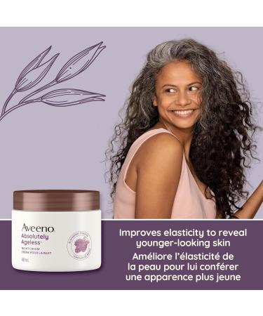 Aveeno Night Cream Absolutely Ageless Restorative Face Moisturizer for Wrinkles and Fine Lines Pack of 2 (2x48ml) Packaging May Vary - Buy Online on GoSupps.com