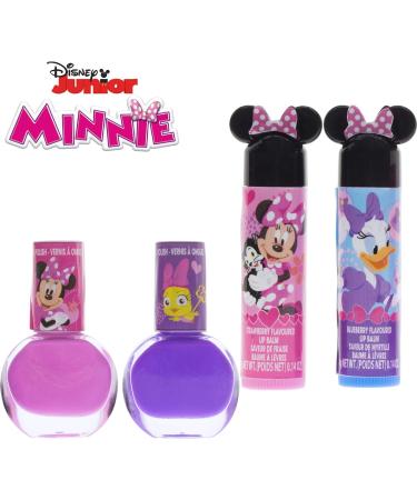 Disney Minnie Mouse Townley Girl Backpack Cosmetics Set - Lip Gloss, Hair Bows, Nail Polish, and More - Buy Online on GoSupps.com