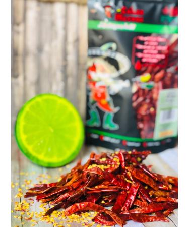 Dried Arbol Chili Pepper Grade A 114Gr / 4Oz. by Chiles Machos