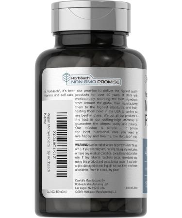 Horb ach Methyl Folate 400 mcg | 150 Vegan Capsules | Non-GMO Gluten Free | Dietary Supplement - Buy Online on GoSupps.com