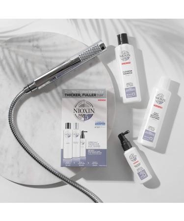 Nioxin System 5 3-Part Kit for Chemically Treated Hair | Scalp Therapy & Hair Thickening Treatment | 1000ml - Buy Online on GoSupps.com