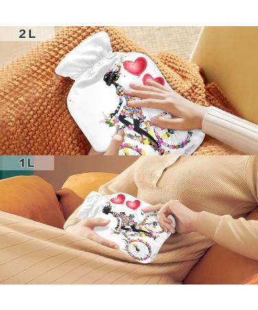 Flower Valentine's Day 1L Heat Bottle - Pain Relief & Sports Injury Water Bag - Buy Online on GoSupps.com