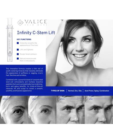 Valice Infinity C Stem Instant Lift Micro Serum - Reduce Bags & Wrinkles Fast with Plant Stem Cells | International Shipping Available - Buy Online on GoSupps.com