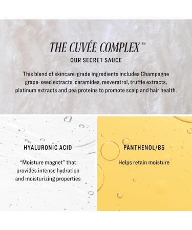 CUV E BEAUTY Essential Booster Serum - Champagne-Infused Hair Strengthener with Hyaluronic Acid & Ceramides - 2 fl oz - Color Safe - Buy Online on GoSupps.com