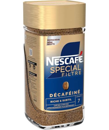  Nescafe NESCAFE SPECIAL FILTER Decaffeinated - Instant Coffee - Intensity 7 - Arabica & Robusta Beans - 200g Bottle - Buy Online on GoSupps.com