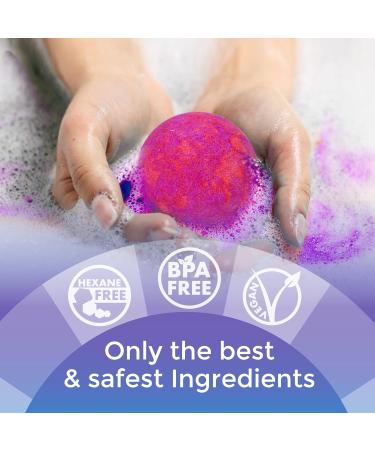 WhiteBird Bath Bombs for Kids Bath Bombs with Surprise Inside Set of 6 Bath fizzers Surprise Bath Bombs for Kids - Buy Online on GoSupps.com