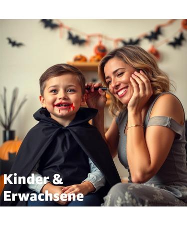  TK Gruppe Timo Klingler Fake Blood 50ml Fake Blood for Halloween Carnival Makeup and Fancy Dress - Washable and Incredibly Realistic - Buy Online on GoSupps.com