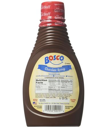 Bosco Chocolate Syrup 15oz - Pack of 6 | Delicious and Versatile Dessert Topping - Buy Online on GoSupps.com
