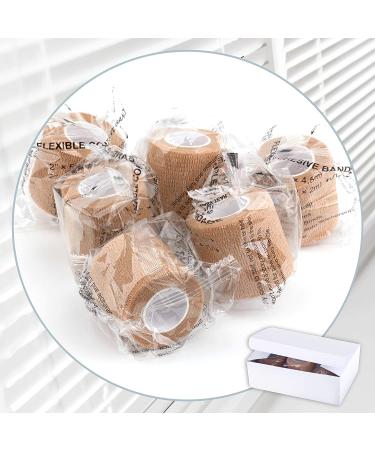 Cohesive Bandage Wrap 2x15ft - Self-Adhesive Tape for Sport Injury, Wound Care - Flexible, Breathable Vet Wrap for Pets - Athletic Elastic Stretch Band - Buy Online on GoSupps.com
