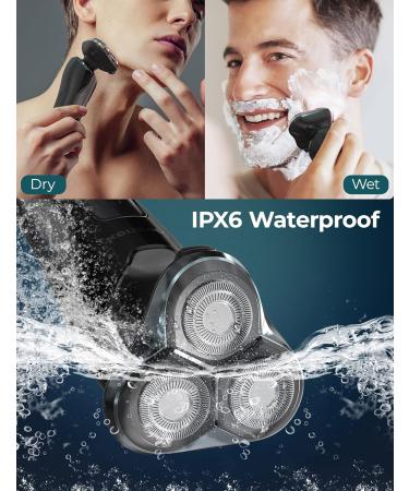 Kensen Rechargeable Face & Body Trimmer for Men - Waterproof Beard Styler & Groomer Kit with 4 Combs - Buy Online on GoSupps.com
