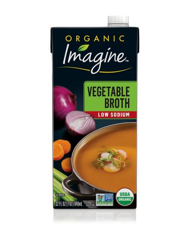 Imagine Organic Low Sodium Broth, Vegetable, 32 Oz