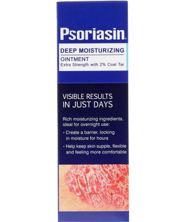 Psoriasin Deep Moisturizing Ointment 4.2oz - 2% Coal Tar for Psoriasis Relief - Buy Online on GoSupps.com