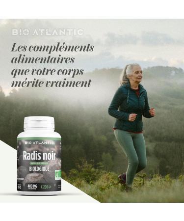 Organic Black Radish - 400 mg - 200 tablets - Buy Online on GoSupps.com