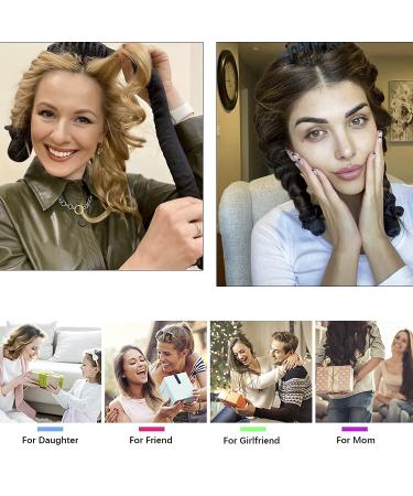 IVYU Hair Rollers for Long Hair - Heatless Jumbo Curlers for Overnight Curls - Soft Foam Flexi Rods for Women - Black - Buy Online on GoSupps.com