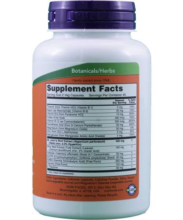 Organic Mood Support Supplement - 180 VegiCaps (2 Pack) - Buy Online on GoSupps.com