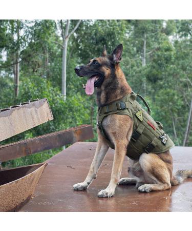 Oneigris Dog Harness | Adjustable Tactical Anti-Trail Harness for All Breeds - International Shipping Available - Buy Online on GoSupps.com