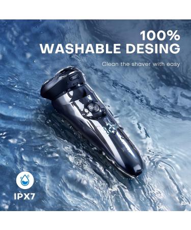 Head Shaver for Men - Rechargeable Waterproof Electric Razor & Beard Trimmer | Fast Charging USB Shaving Machine - Buy Online on GoSupps.com