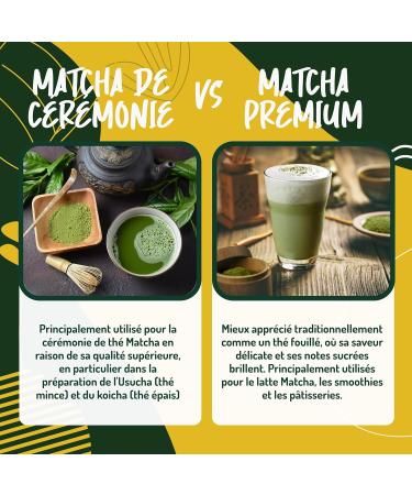 The Matcha Ceremonie Bio du Japon - 100g. Th Vert Matcha en Poudre pour a C r monie du Th . Te Matcha Bio Japonais Id al Boire. Organic Matcha Ceremonial Green Tea Powder. Matcha C r monie 100 g ( Lot de 1 ) - Buy Online on GoSupps.com