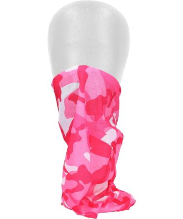 Mumbi 30574 Camouflage Pink Mouth & Nose Cover | Stylish Face Mask for Women | International Shipping Available - Buy Online on GoSupps.com