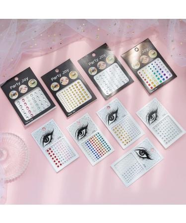Rainbow Face Gems for Women | Eye Jewels Stickers for Rave Festival & Costume Makeup - Buy Online on GoSupps.com