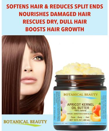 Botanical Beauty APRICOT KERNEL OIL BUTTER Pure Natural Virgin Unrefined RAW for FACE SKIN BODY DAMAGED HAIR NAILS. Rich in Gamma Linoleic Acid Vitamin E (4 Fl Oz) 4 Fl Oz (Pack of 1) - Buy Online on GoSupps.com