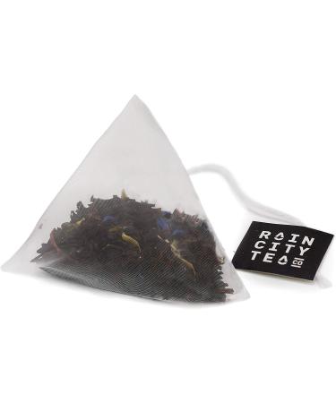 Misty Earl Grey Pyramid Organic Black Tea Bags 50 Compostable Whole Leaf Chai Tea Bags - USDA Certified l Cellulose Inner Packaging l - Buy Online on GoSupps.com