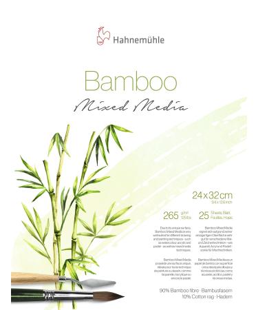 HAHNEMUHLE BAMBOO MIXED MEDIA PAD 9.5X12.5 INCH