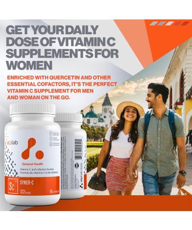 ATP LAB | Syner-C 90 caps | Syner-C The Ultra-Potent chelated Vitamin C Formula Combined with quercetin for Optimal Immunity. - Buy Online on GoSupps.com