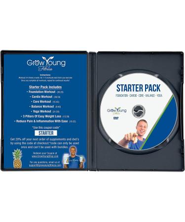 Grow Young Fitness Starter Pack Exercise for Seniors - Low Impact Workouts From Home - Simple  Safe  Effective Workout DVD for Elderly - Buy Online on GoSupps.com