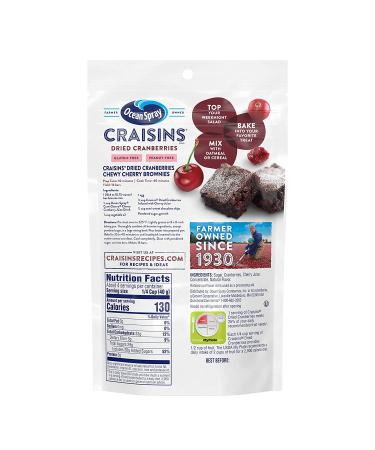 Ocean Spray Craisins Cherry Flavored Sweetened Dried Cranberries 6oz - Packaging May Vary - Buy Online on GoSupps.com