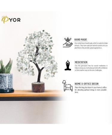 Jade Stone Bonsai Tree: Real Crystals & Healing Stones - Spiritual Gifts for Women, Desk Decor for Living Room & Office - Green Jade Tree - Buy Online on GoSupps.com