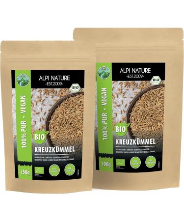 Whole organic cumin (250g) raw cumin seeds from certified organic cultivation gluten-free lactose-free laboratory-tested vegan cumin seeds 250 GR - Buy Online on GoSupps.com