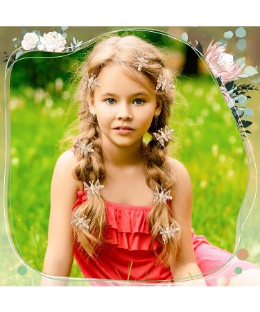 12 Pieces Rose Gold Butterfly Hair Clips - Cute Metallic Hair Barrettes for Women and Girls - Buy Online on GoSupps.com