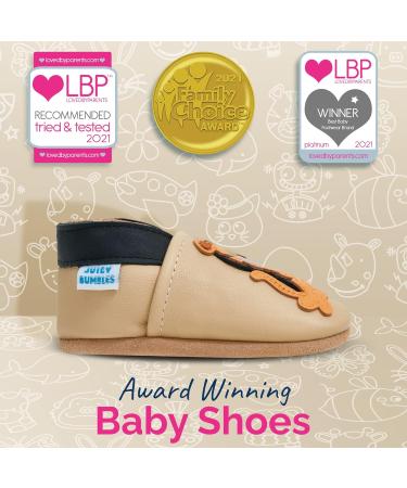 Seating Tiger Baby Shoes 18-24 Months | Soft Sole Leather Toddler Shoes for Baby Boys and Girls - Walking Shoes - Buy Online on GoSupps.com