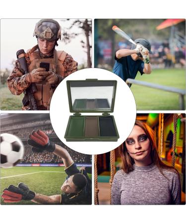  Generisch Camouflage face paint - Multicolor makeup kit with mirror - Military camouflage cream - Long-lasting - For face and body - Ideal for outdoor sports - Buy Online on GoSupps.com