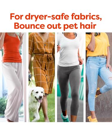Bounce Pet Hair and Lint Guard Mega Dryer Sheets with 3X Pet Hair Fighters Fresh Scent 180 Count - Buy Online on GoSupps.com