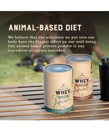 HEART & SOIL 100% Grass Fed Protein Powder Single Ingredient: Whey Protein Concentrate - UNFLAVORED Cold-Processed to Preserve Nutrients 24g of Pure Grass Fed Whey Per Serving 2lbs - Buy Online on GoSupps.com