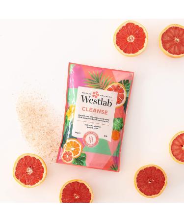 Westlab Bath Salts - Cleanse - Epsom & Himalayan Bathing Salts with Lemongrass & Pink Grapefruit - Refresh and Cleanse Body and Mind - 1.36Kg - Packaging May Vary - Buy Online on GoSupps.com