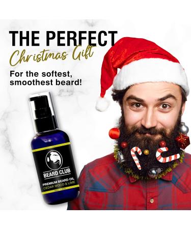 Cedar Wood & Lime Beard Oil 100ml - Men's Beard Care Softener & Conditioner - Buy Online on GoSupps.com