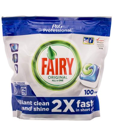 Fairy Original All-in-One Professional Dishwasher Capsules - 100 Capsules - Buy Online on GoSupps.com