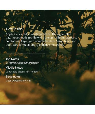 Aesop Vir re Eau de Parfum | Fresh Citrus & Green Spice Fragrance | Inspired by Mediterranean Memories | 1.6 oz - Buy Online on GoSupps.com